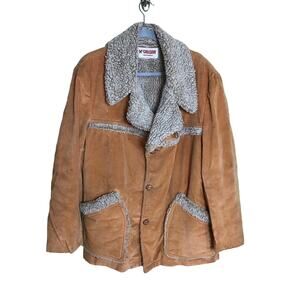 McGregor Men’s Vintage Corduroy Sherpa Coat Sz.44/ Med *Rare Find*  80’s EUC